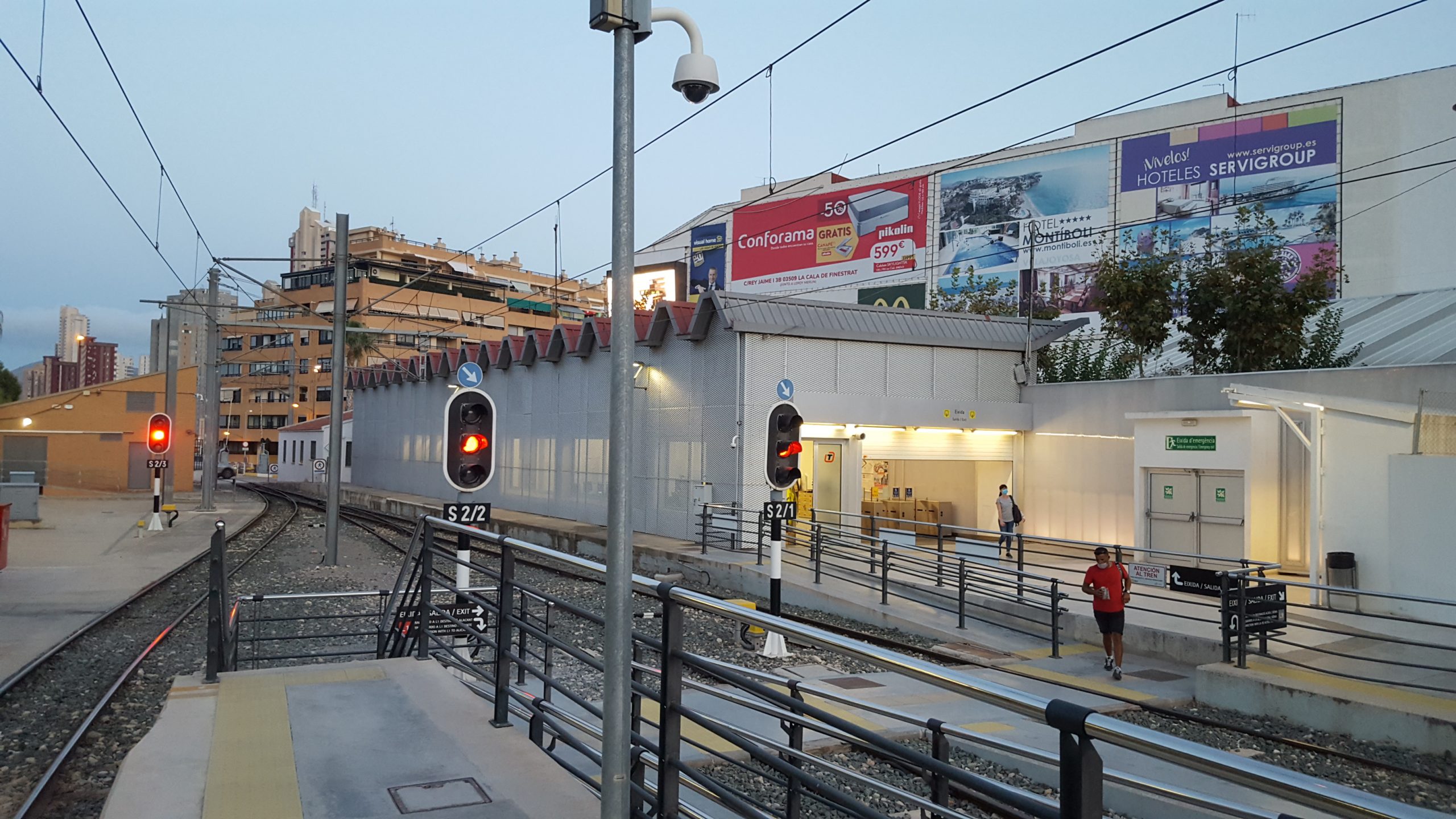 La Generalitat instala cámaras térmicas en la estación de Benidorm para aumentar la seguridad
