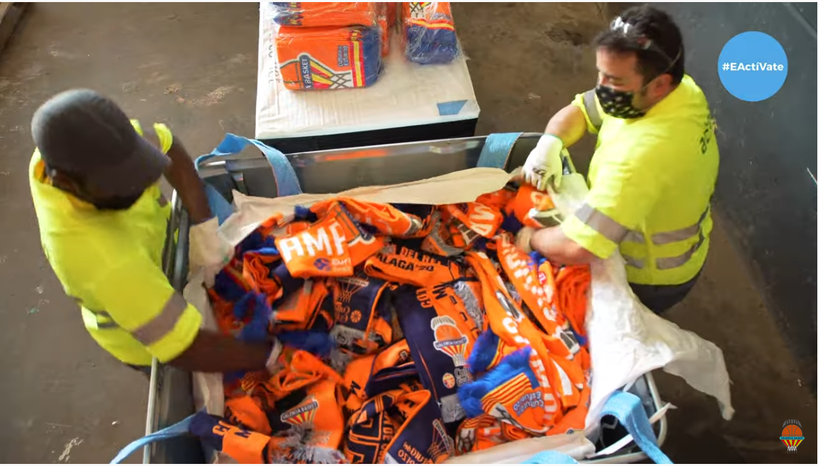 La economía circular llega a Valencia Basket de la mano de HMY