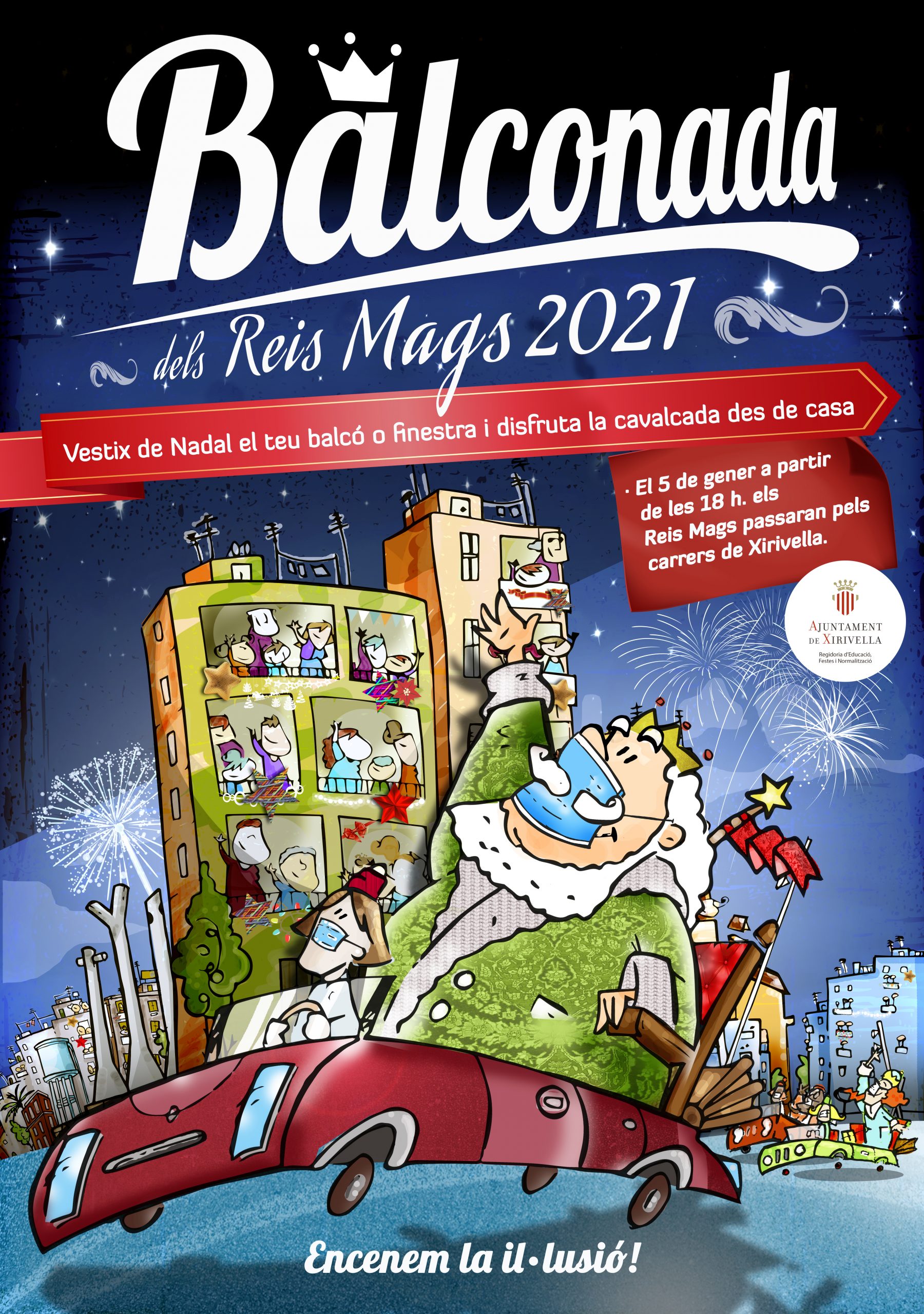 Chirivella llama a participar desde los balcones en la cabalgata de Reyes