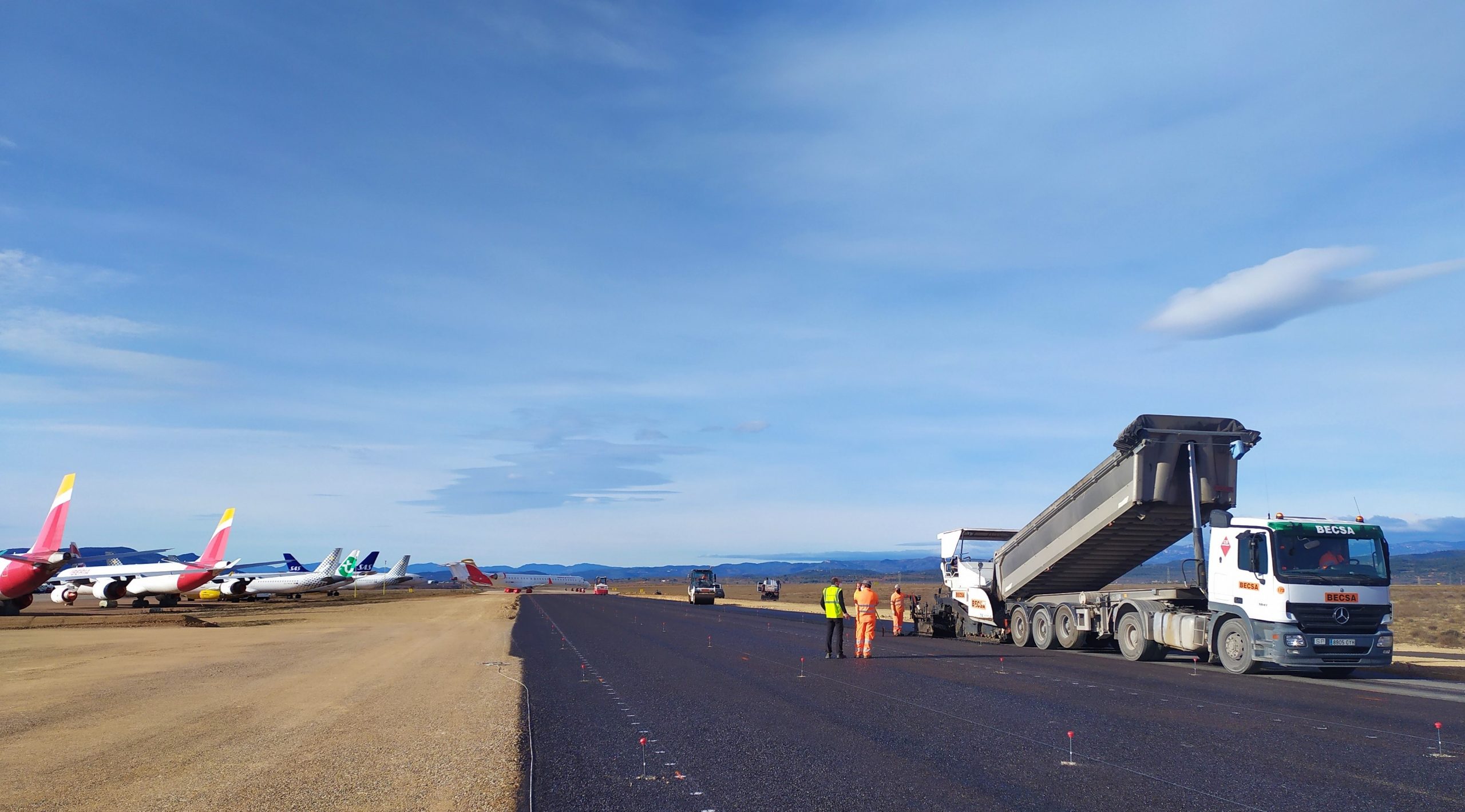 El aeropuerto de Castellón inicia las obras de construcción de la nueva plataforma industrial