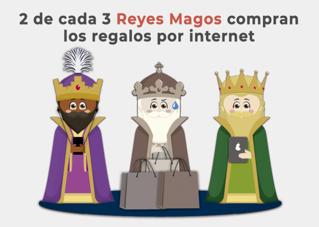 2 de cada 3 Reyes Magos compran los regalos por Internet