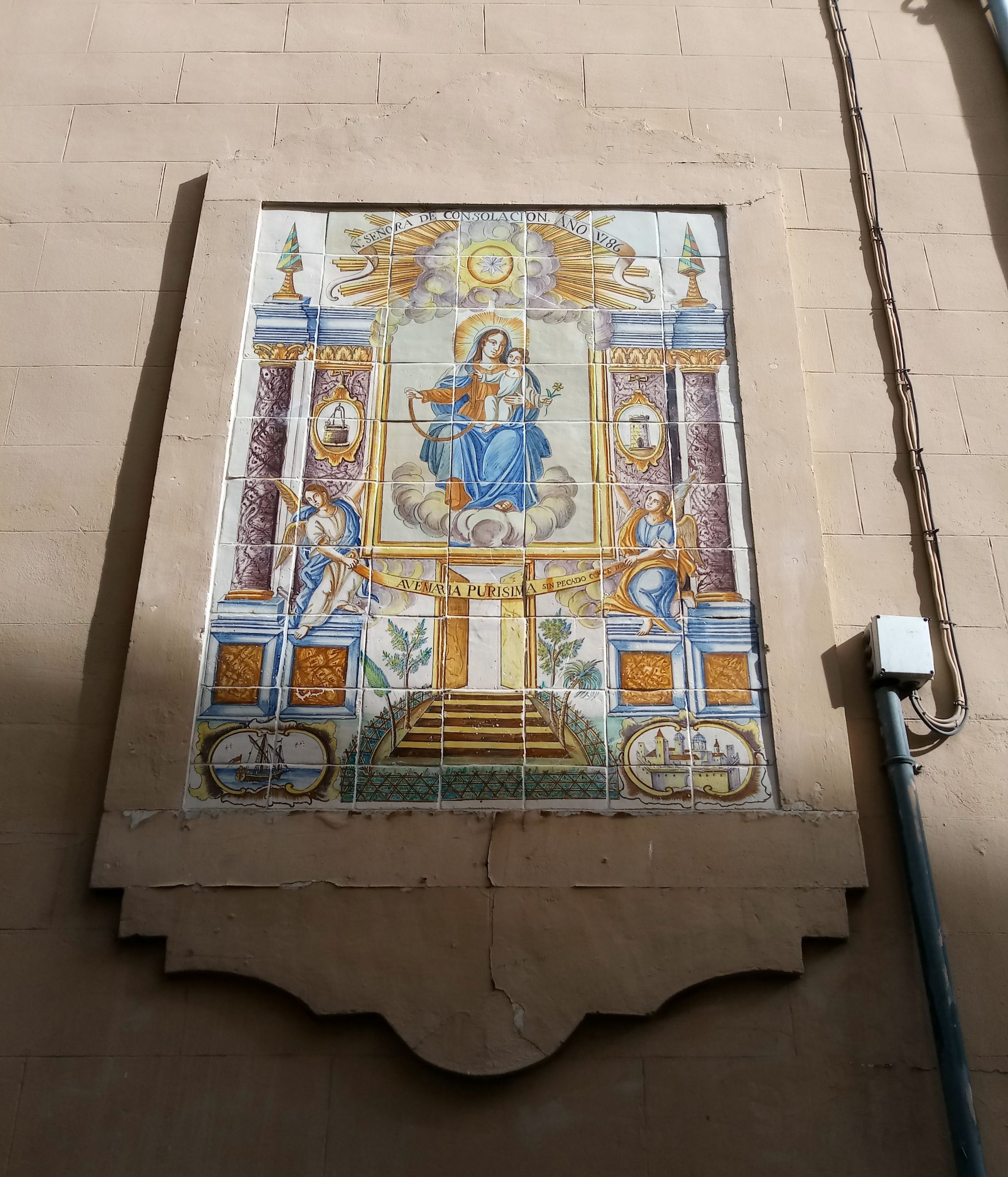 Otro retablo BRL propiedad municipal en peligro de caída como el que se derrumbó el Corregería