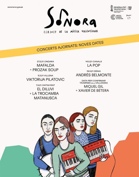 El circuito Sonora reprograma los conciertos previstos para el mes de enero