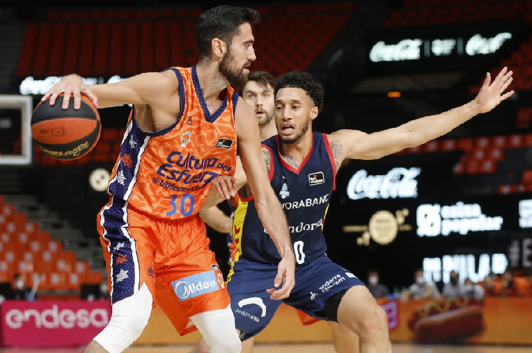 Valencia Basket vuelve a la Liga Endesa en la pista del MoraBanc Andorra