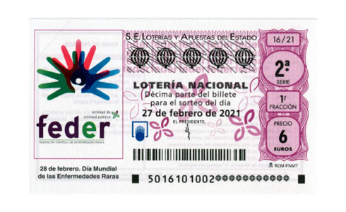 La lotería nacional refleja un año más las enfermedades raras en España