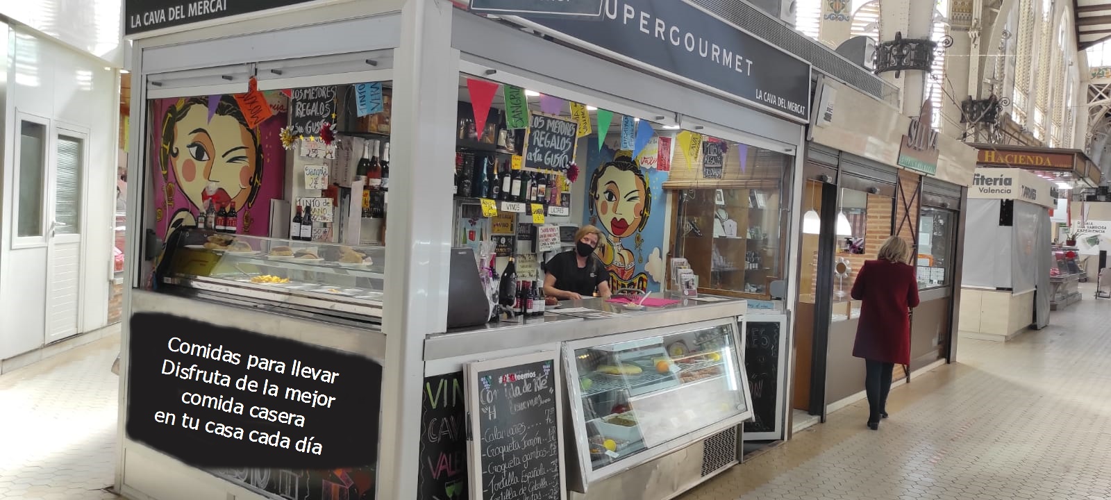 El comercio se reinventa, el Mercado Central tiene un nuevo servicio de comidas para llevar con SuperGourmet