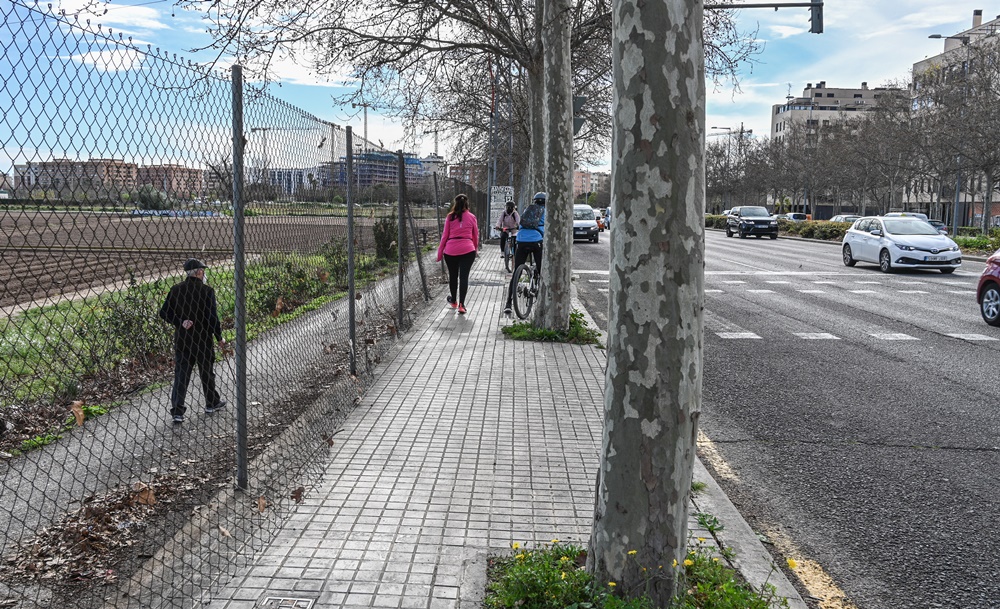Dos nuevos carriles bicis en Valencia. Uno de ellos reducirá carriles en un tramo de la Ronda Norte