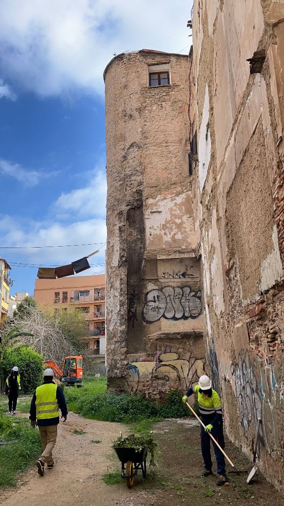 El Ayuntamiento de Valencia inicia la rehabilitación de la muralla árabe del barrio del Carme