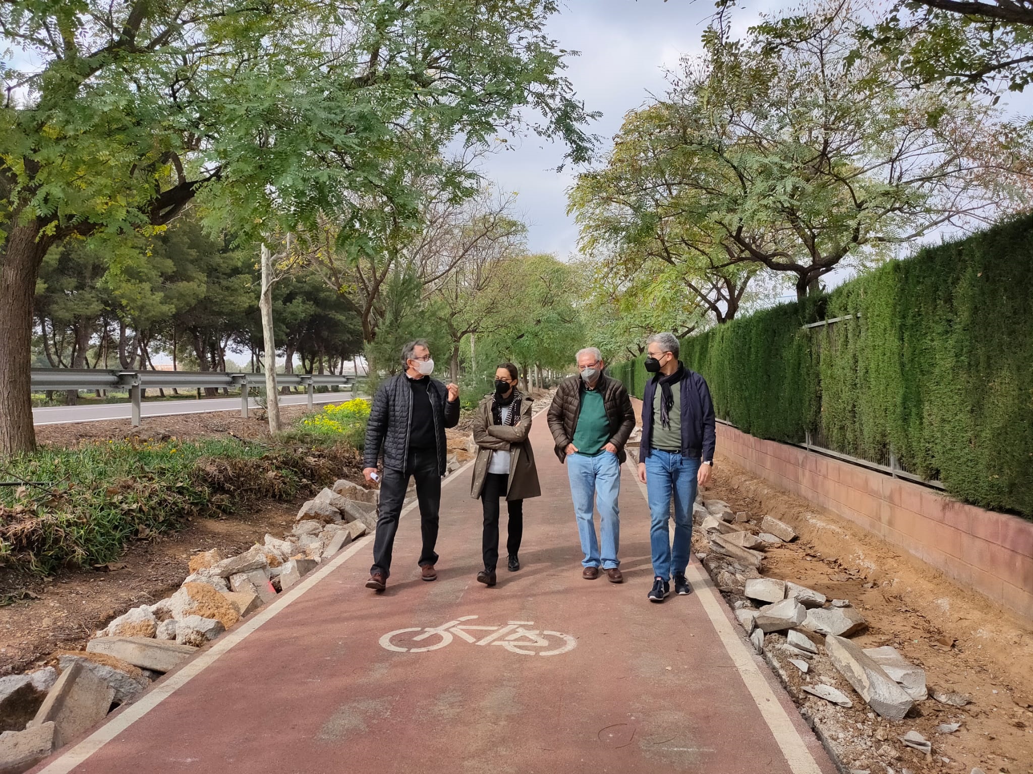 Carril bici del Camí de la Pedrera en Picanya