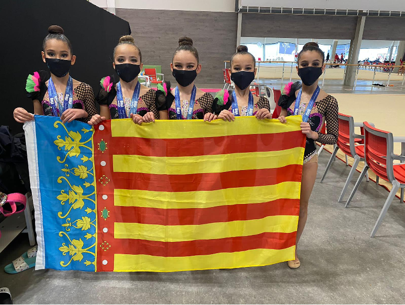 El Campeonato de España de conjuntos deja un total de 10 medallas para los equipos valencianos