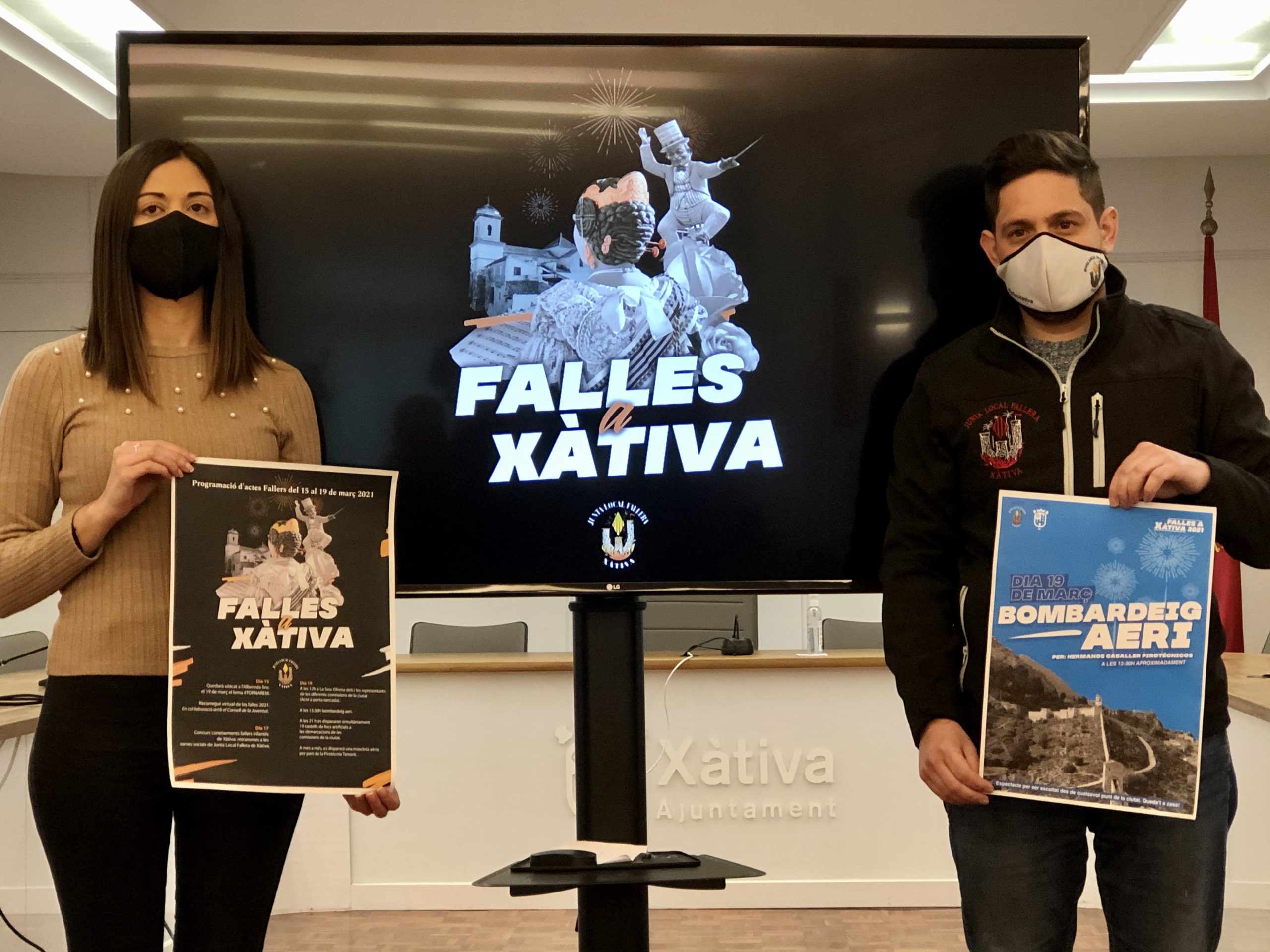 Presentados los actos programados para la semana de Fallas de Xàtiva de este año 2021