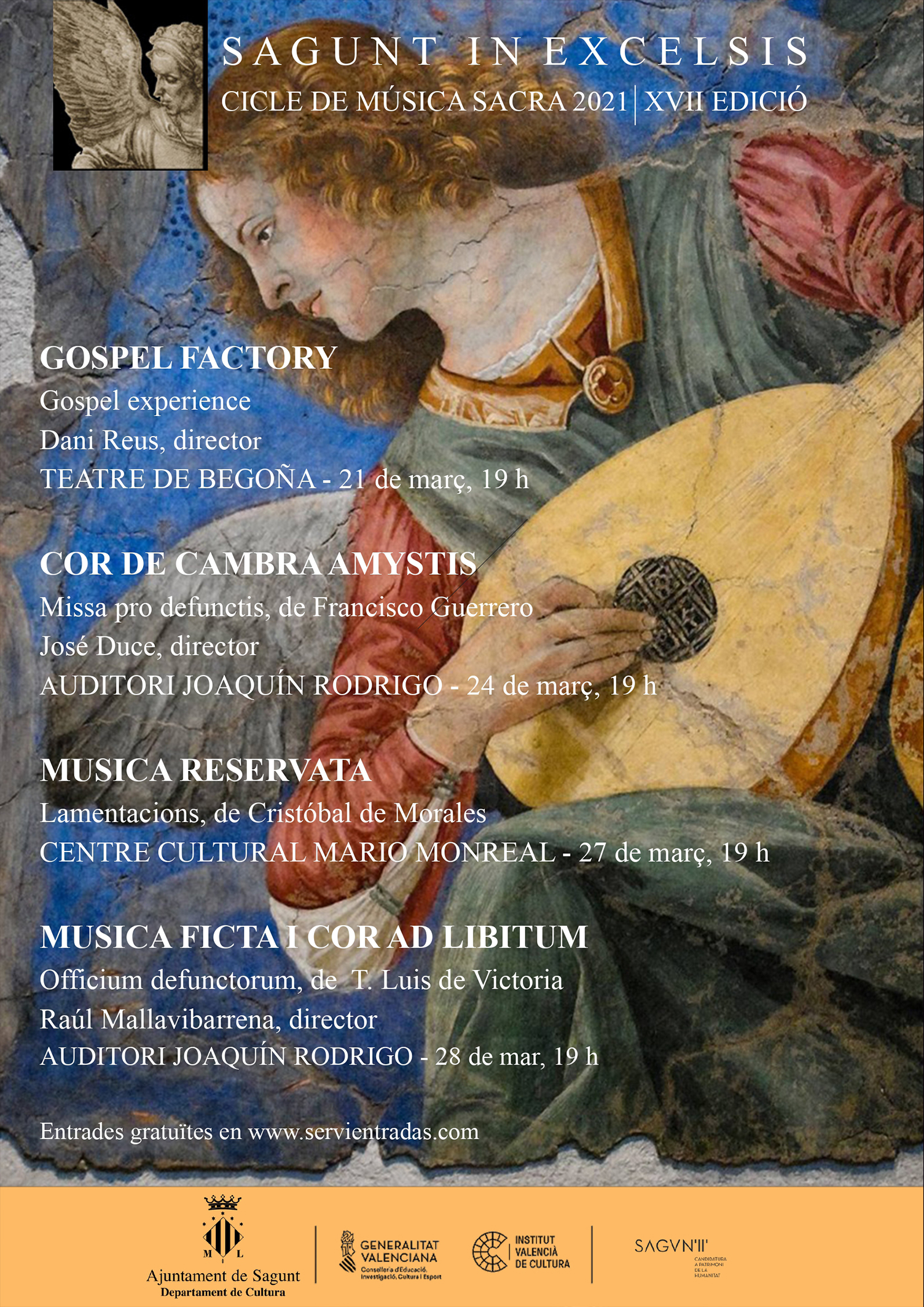 El Teatro de Begoña de Sagunto acoge ‘Gospel Experience’: un espectáculo donde se interpretarán temas de góspel clásico
