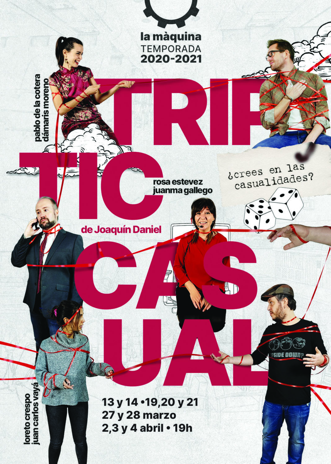 El teatro La Màquina de Valencia estrena Triptic Casual