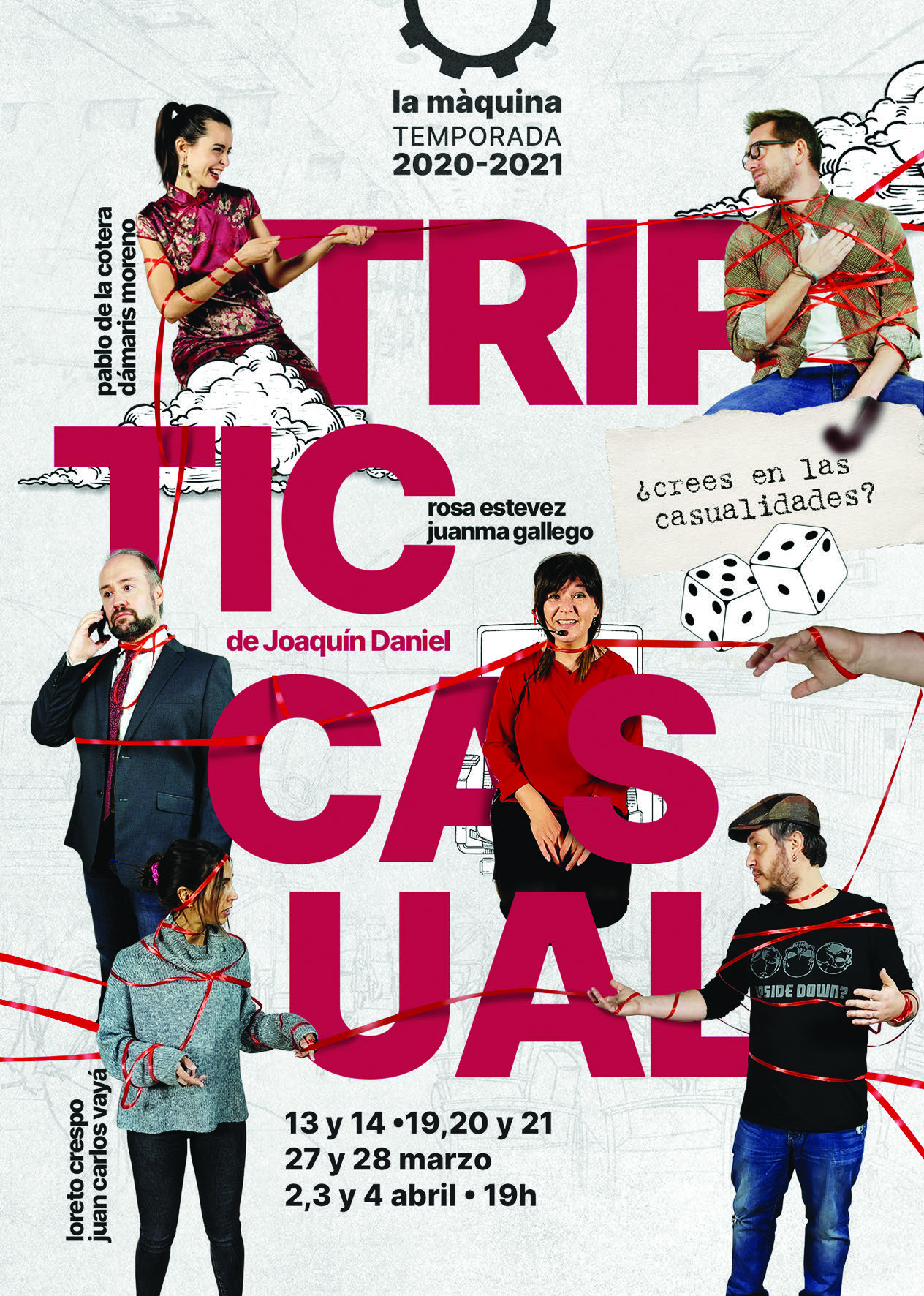El teatro La Màquina de Valencia estrena Triptic Casual