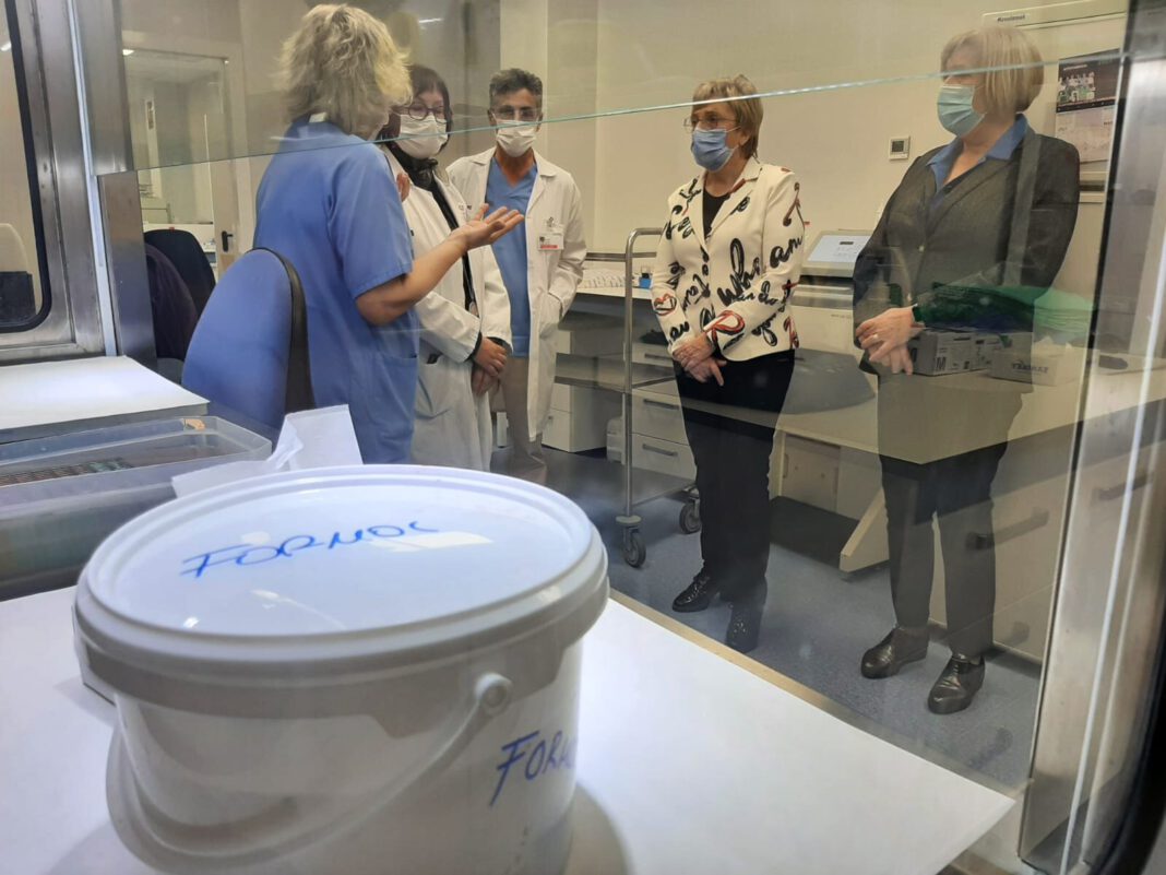 La reforma integral del laboratorio de Anatomía Patológica del Hospital de Elda permite la realización de 22.000 determinaciones anuales