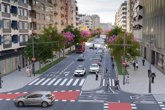 La reforma de la Avenida del Puerto desplazará 267 árboles, eliminará 2 carriles y la mitad del aparcamiento