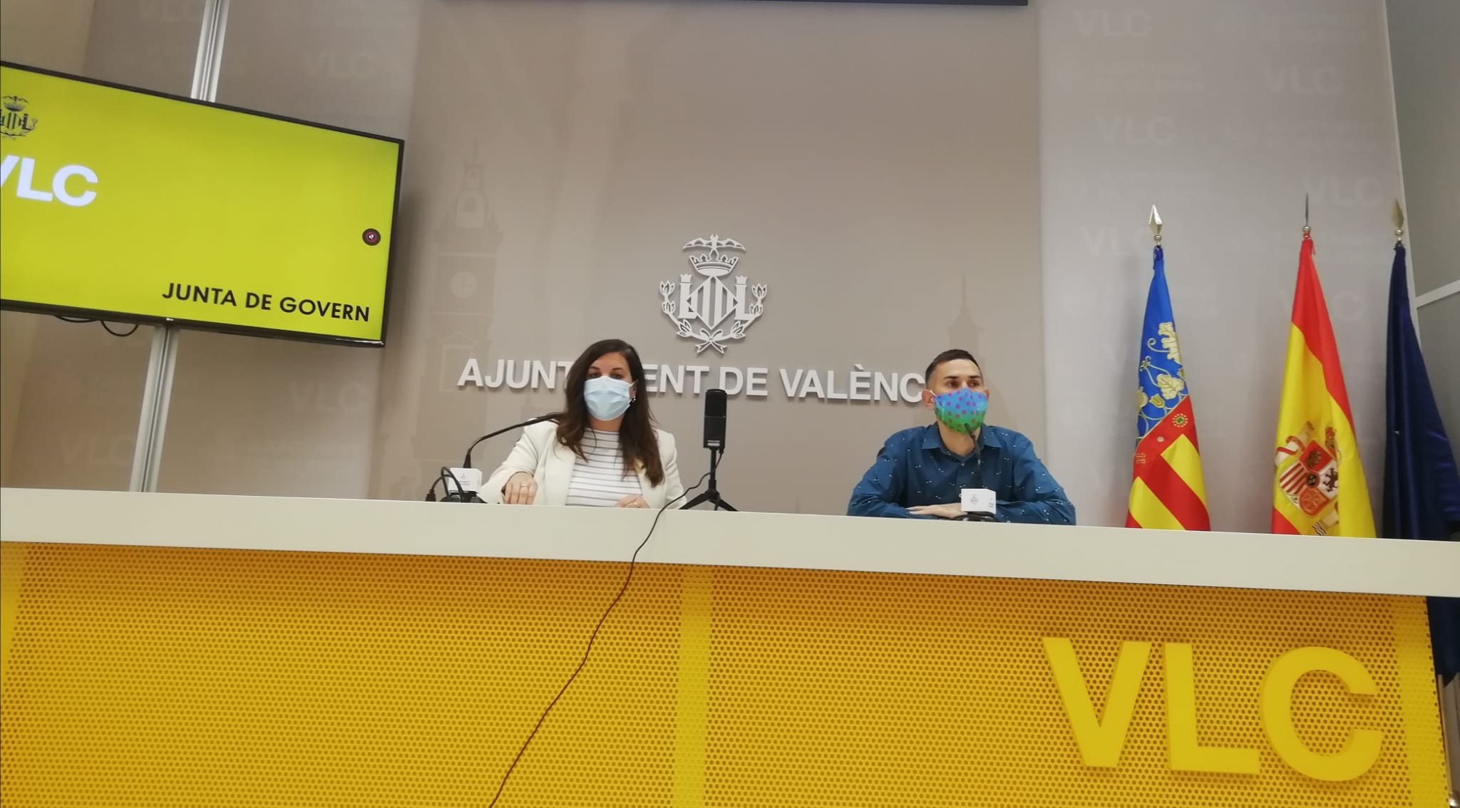 Sergi Campillo y Sandra Gómez piden «tranquilidad» ante la pérdida de casi 1.000 plazas de parking en el centro derivado de obras y cierres de aparcamientos