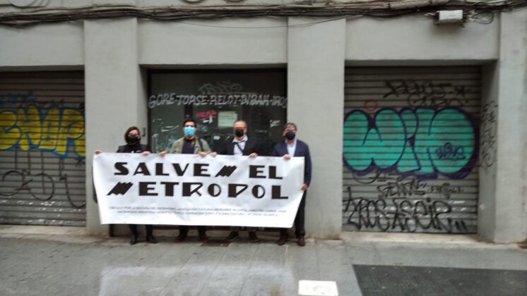 Salvem el Metropol solicita a la Generalitat Valenciana que rehabilite el antiguo Cine Metropol