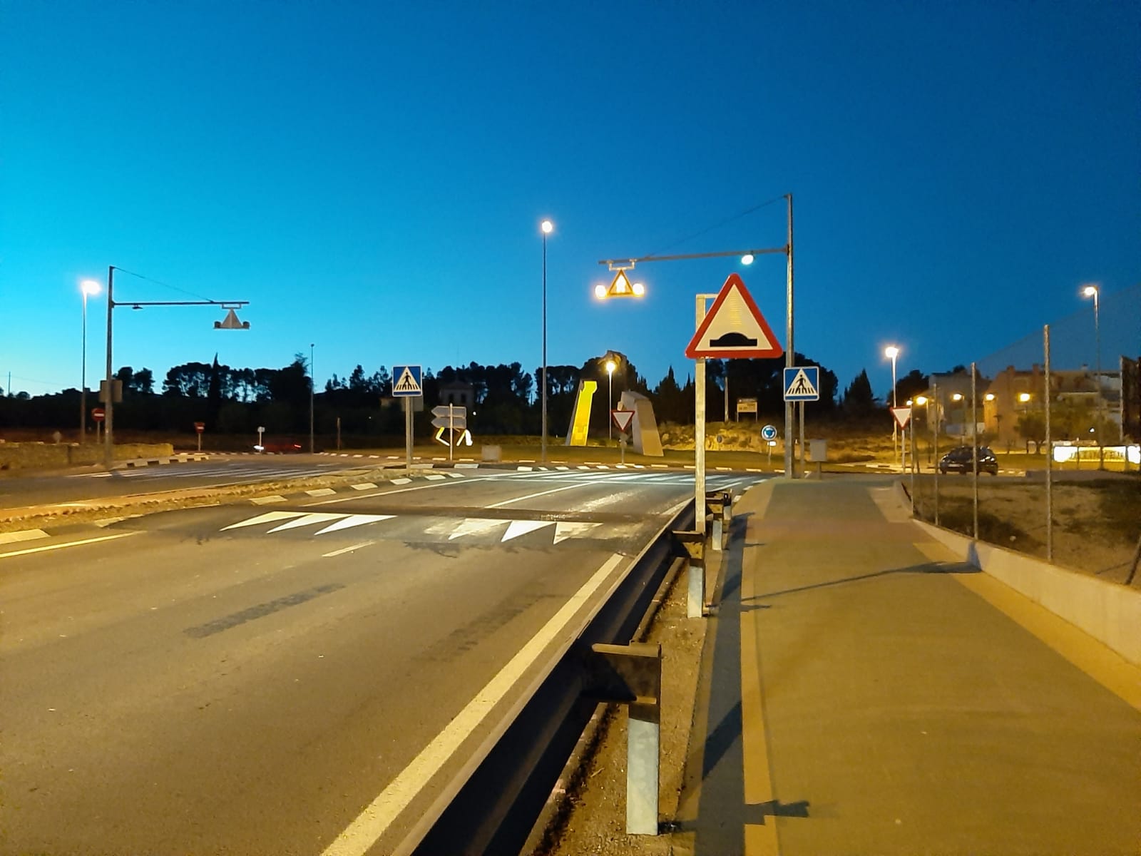 La Generalitat Valenciana mejora la rotonda sur del Puente del Salt del Bou a petición del Ayuntamiento de Ontinyent