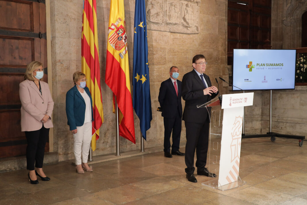 Chimo Puig garantiza todo el apoyo de la Generalitat a Valencia como sede de los 'Gay Games 2026' y señala que 'la medalla de la inclusión' es la más importante