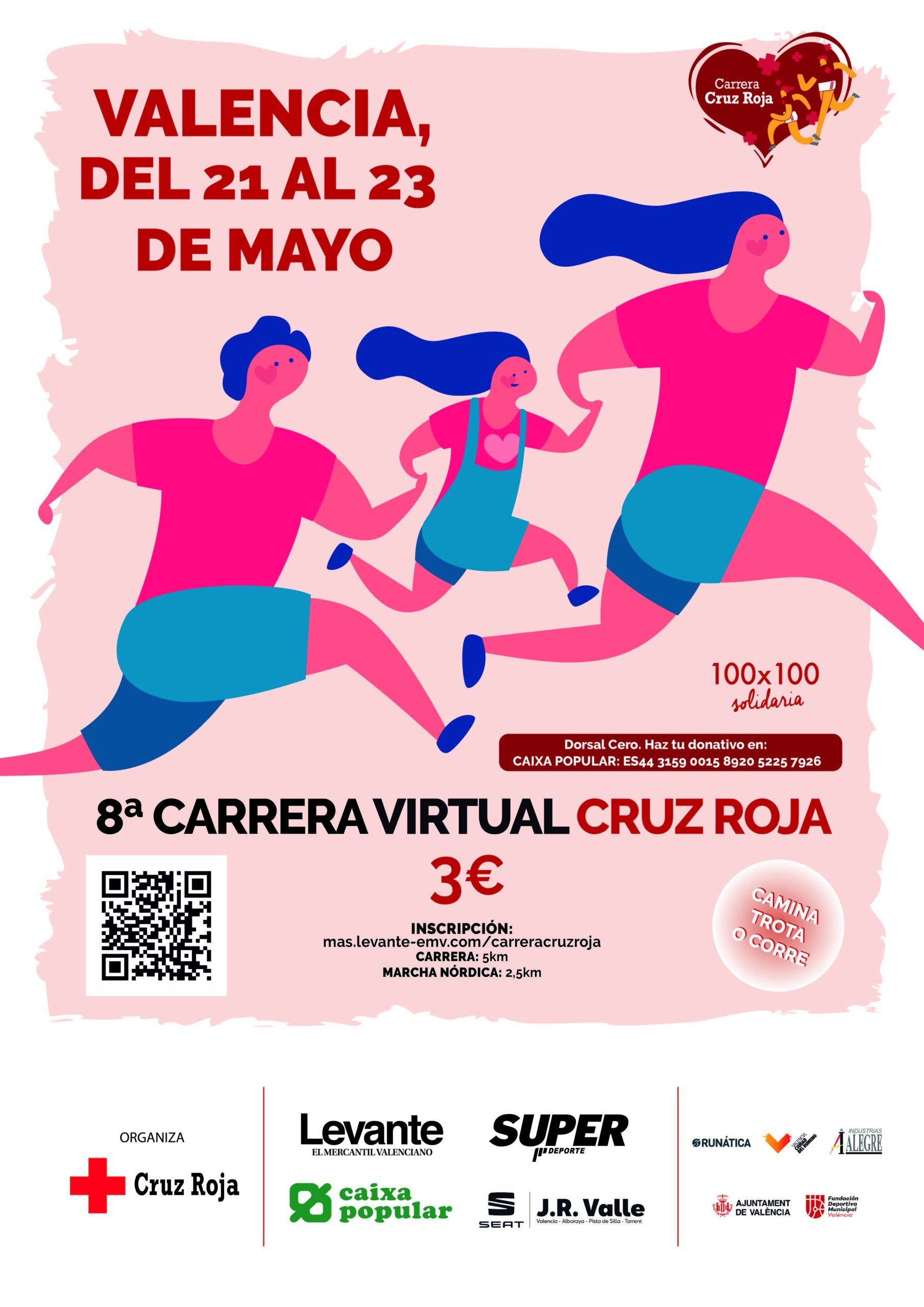 Cartel Carrera Cruz Roja