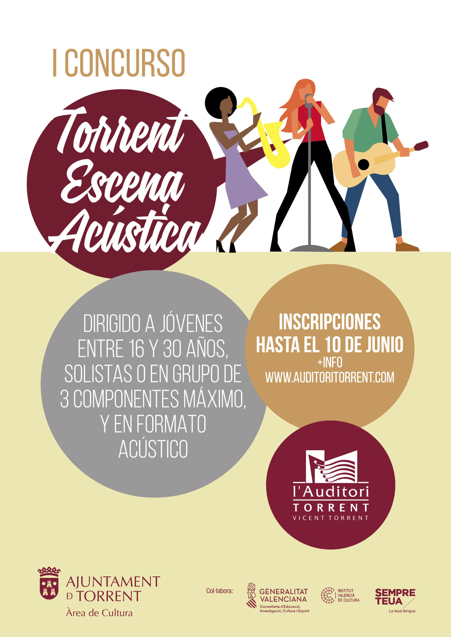 Torrent escena acústica premia el talento y la creatividad de los jóvenes músicos