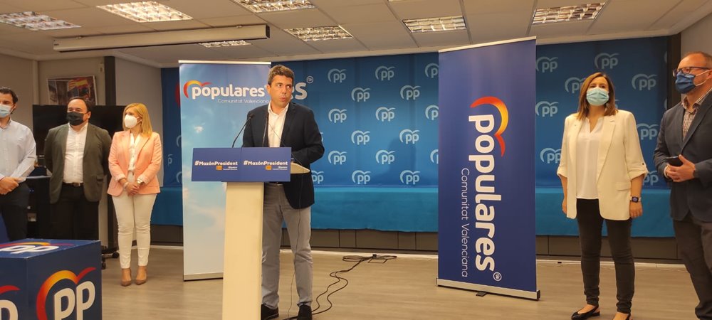 Mazón presenta su candidatura para dirigir el PPCV y se reivindica como el reunificador del centro-derecha valenciano