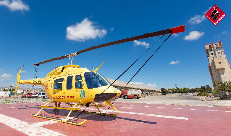 El Consorcio Provincial de Bomberos de Alicante refuerza su servicio estival con un segundo helicóptero
