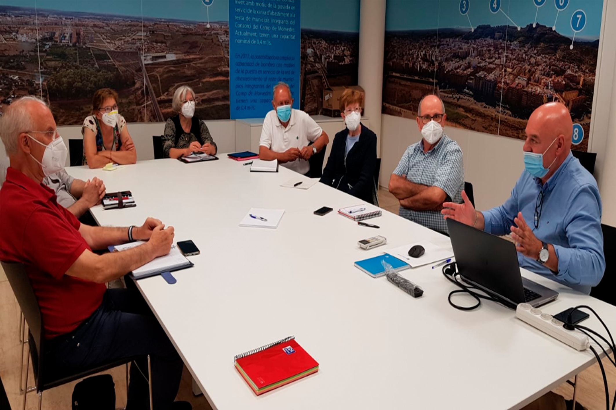 La Federación de Asociaciones de Vecinos de Sagunto se reúne con Pepe Gil y el delegado de Aigües de Sagunt