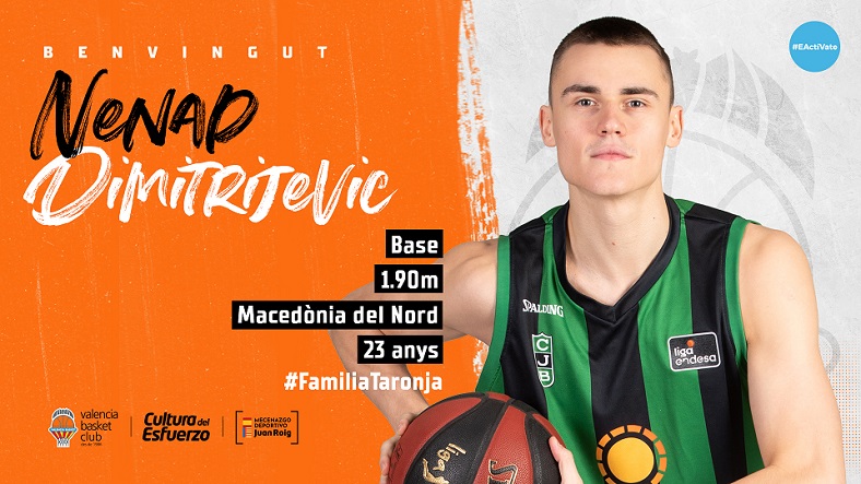 Nenad Dimitrijevic se incorpora al Valencia Basket