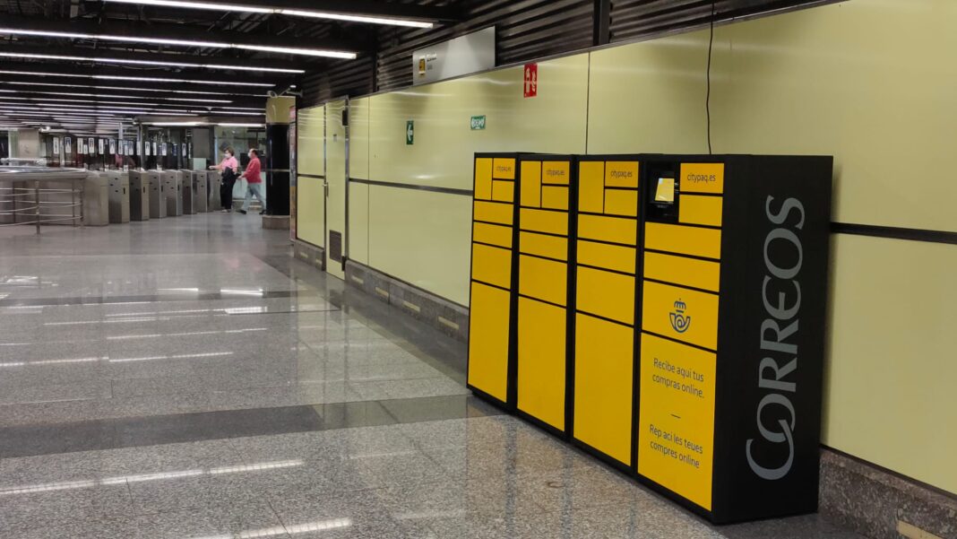 Las estaciones de Xàtiva y Colón de Metrovalencia disponen de nuevas consignas electrónicas para la recogida de compras 'online'