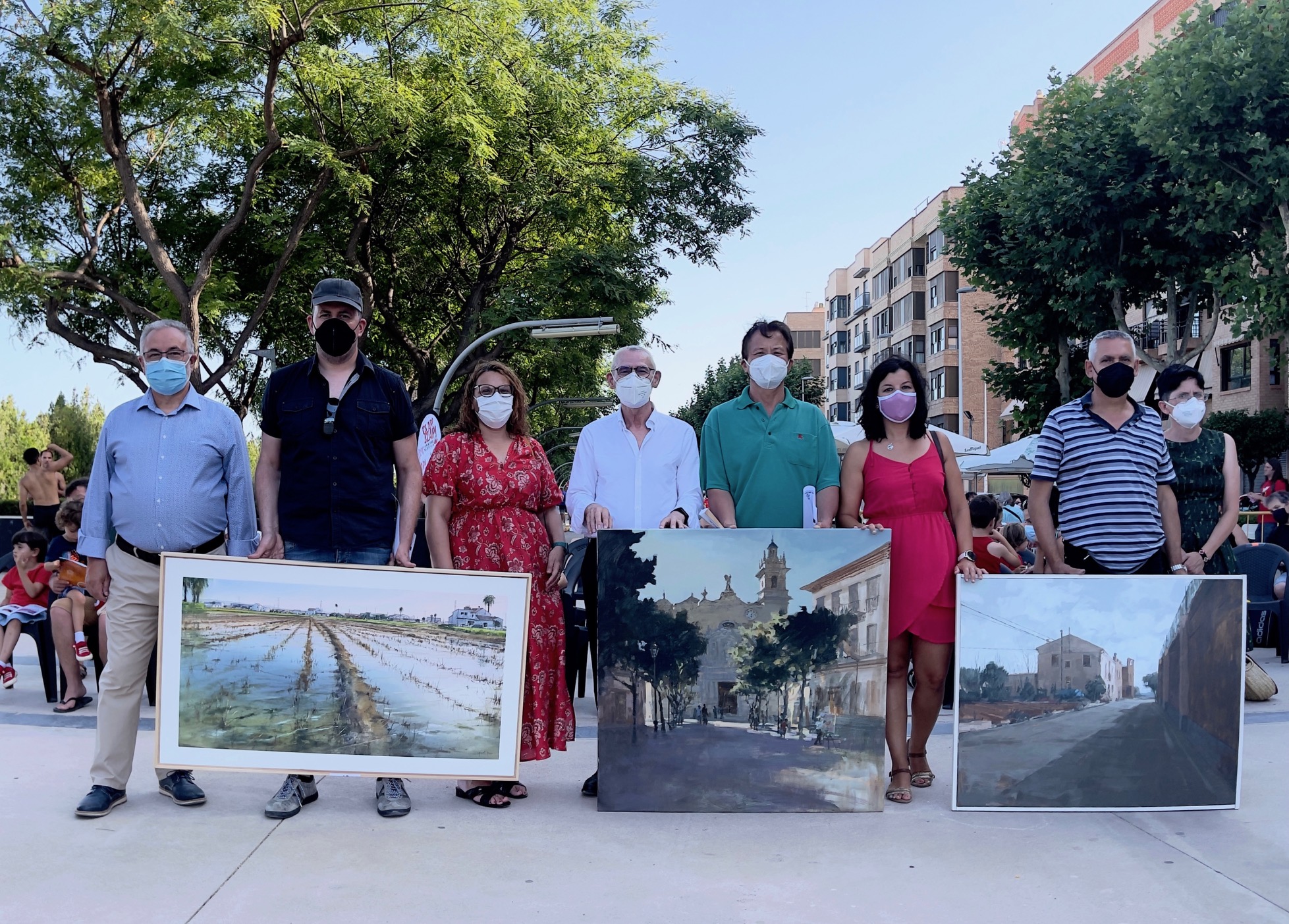 Alboraya entrega los premios del VIII Concurso de pintura al aire libre "Pinta al Carrer"