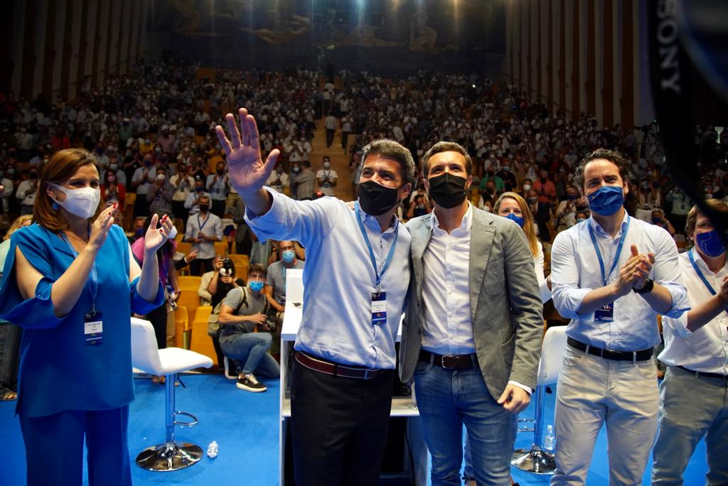El XV Congreso del PPCV elige a Mazón como Presidente y éste reta a Puig a convocar elecciones