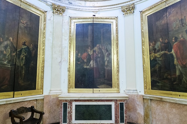 Autorizadas las obras para la restauración de las pinturas de la Capilla del Relicario de la Catedral, del siglo XIX