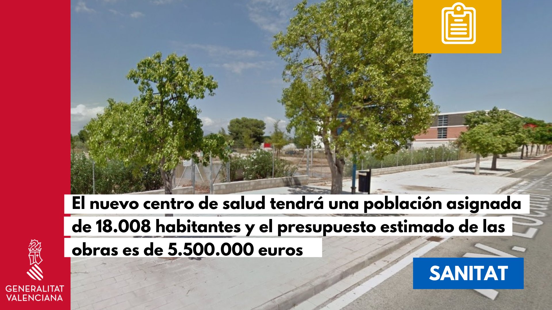 Sanidad licita la redacción del proyecto y dirección de las obras de construcción del nuevo centro de salud La Condomina