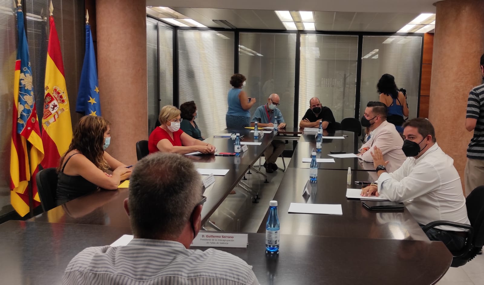 Sanidad y Ayuntamiento de Valencia concretan con el mundo fallero la celebración de los actos de septiembre