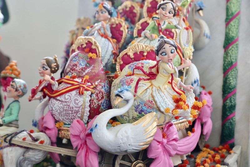 El ninot infantil de Almirante Cadarso – Conde Altea es indultado por los visitantes de la Exposición del Ninot 2021