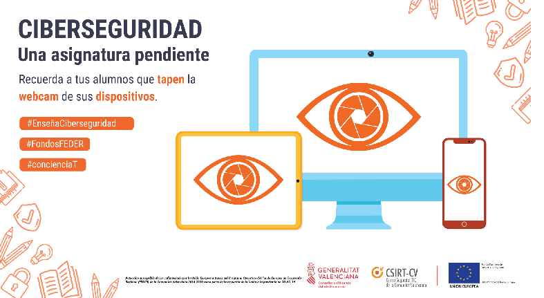 CSIRT-CV lanza una campaña para proporcionar recursos al personal docente en materia de ciberseguridad