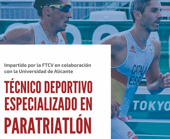 La Federació de Triatló de la Comunitat Valenciana abre, en colaboración con la Universidad de Alicante, la 1ª edición del Curso de Técnico Deportivo especializado en Paratriatlón.