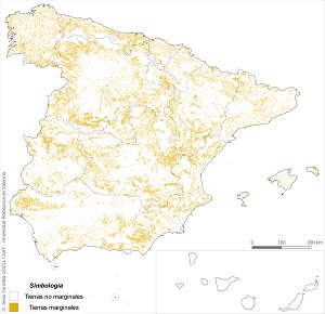 El 20% del territorio español no tiene un uso de suelo productivo, según un estudio del Grupo de Cartografía GeoAmbiental y Teledetección CGAT