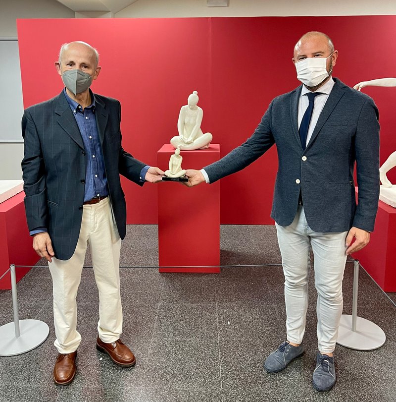 Museros acoge la exposición de la Diputacio de Valencia con las esculturas del artista local Adrià García Civera