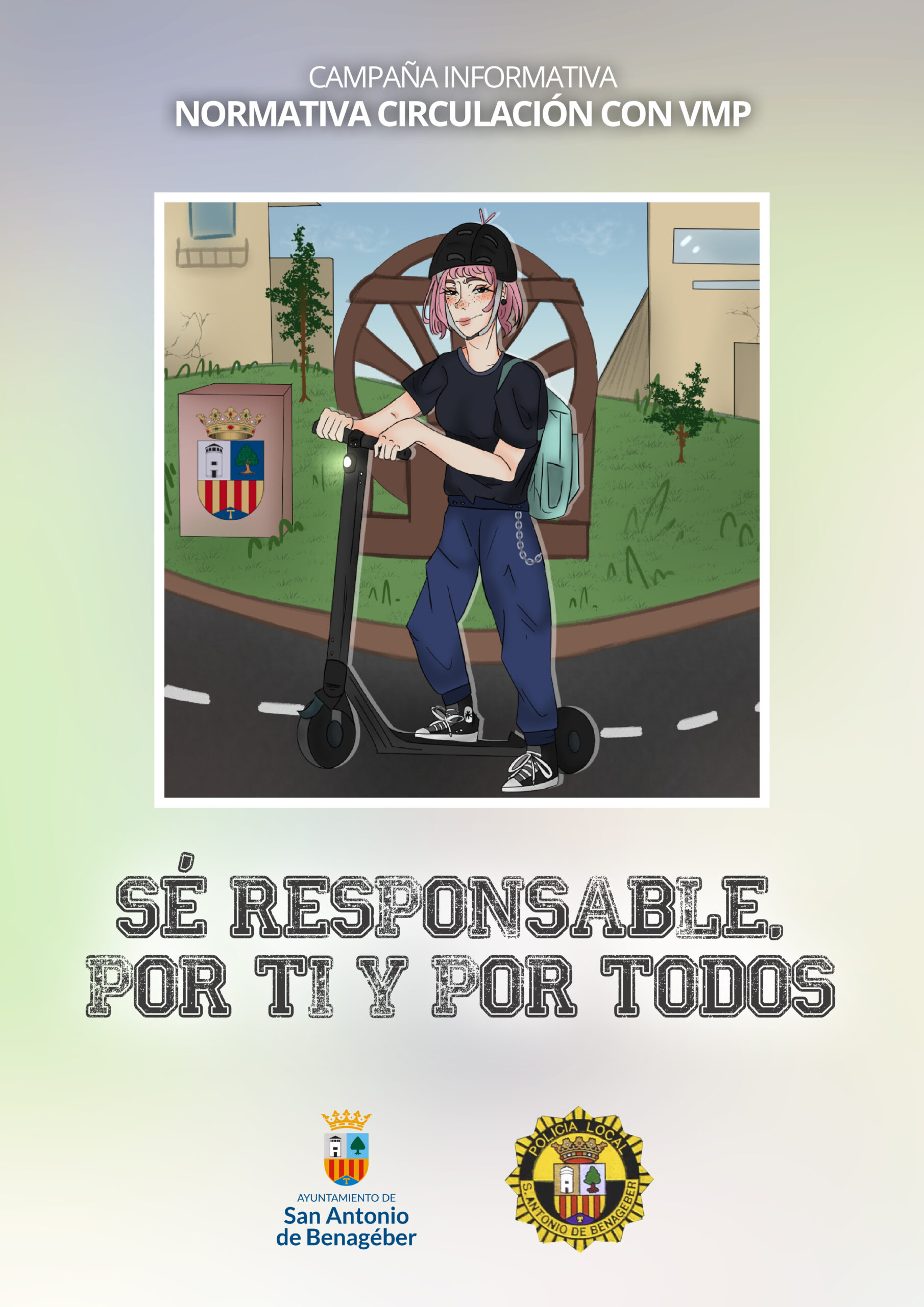 La Policía Local de San Antonio de Benagéber inicia una campaña informativa sobre el uso de patinetes eléctricos
