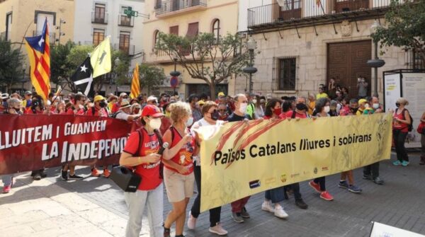 La Asamblea Nacional Catalana trae sus reivindicaciones independentistas a Valencia esta tarde de la mano de ACPV