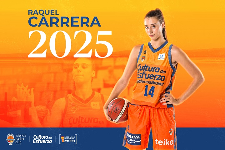 Valencia Basket amplía el contrato de Raquel Carrera
