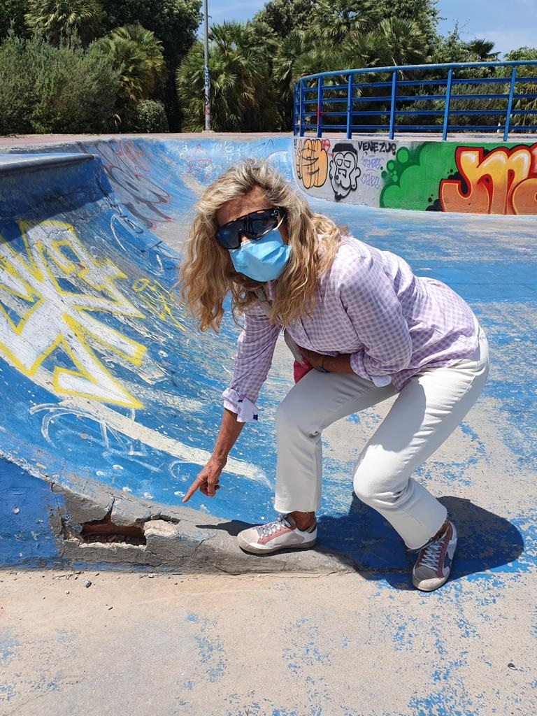 Marta Torrado insta a una remodelación integral urgente del skatepark del Gulliver