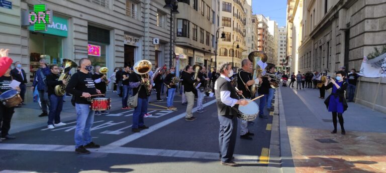 Nueva jornada de huelga en la Banda municipal de Valencia
