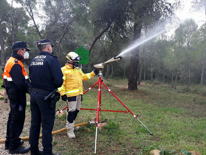 L’Eliana se dota de cañones para prevenir los incendios forestales
