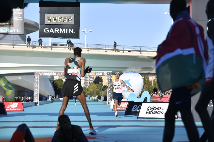 Hamid Ben Daoud, récord de España en el Maratón Valencia