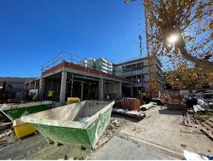 Las obras de ampliación de la Residencia de Mayores de Almussafes concluirán entre los meses de marzo y abril de 2022