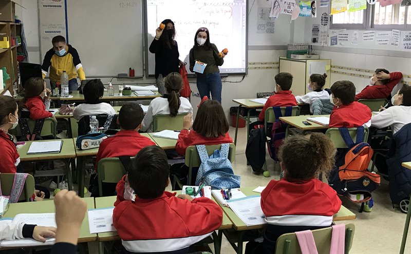 AVA-ASAJA y la Diputación de Valencia promocionan los alimentos de proximidad en centros educativos